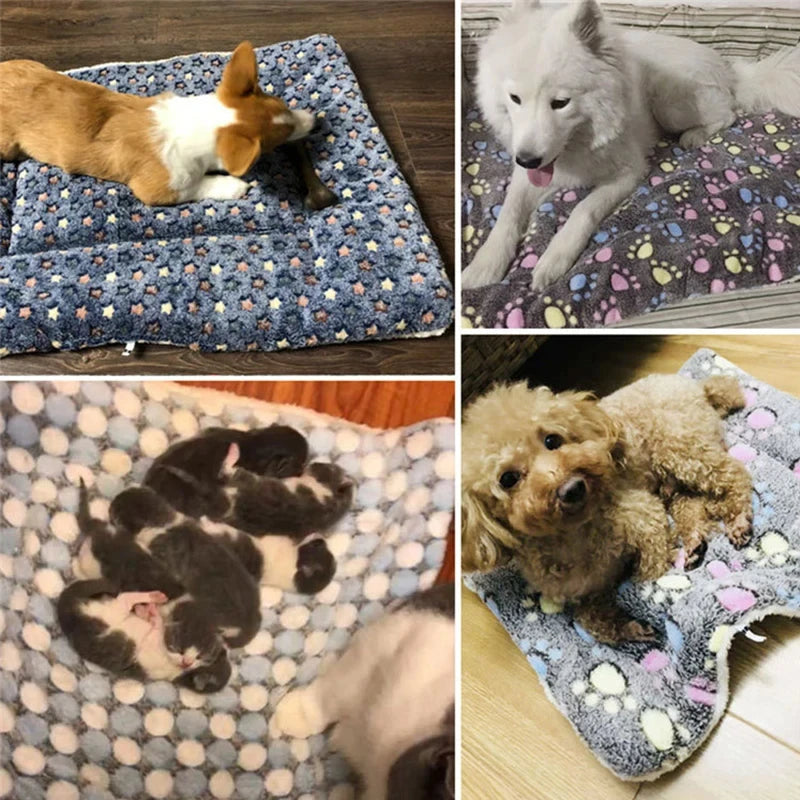 Flannel Pet Sleeping Mat Dog Bed Cat Litter Puppy Bed Dog Sofa image 4