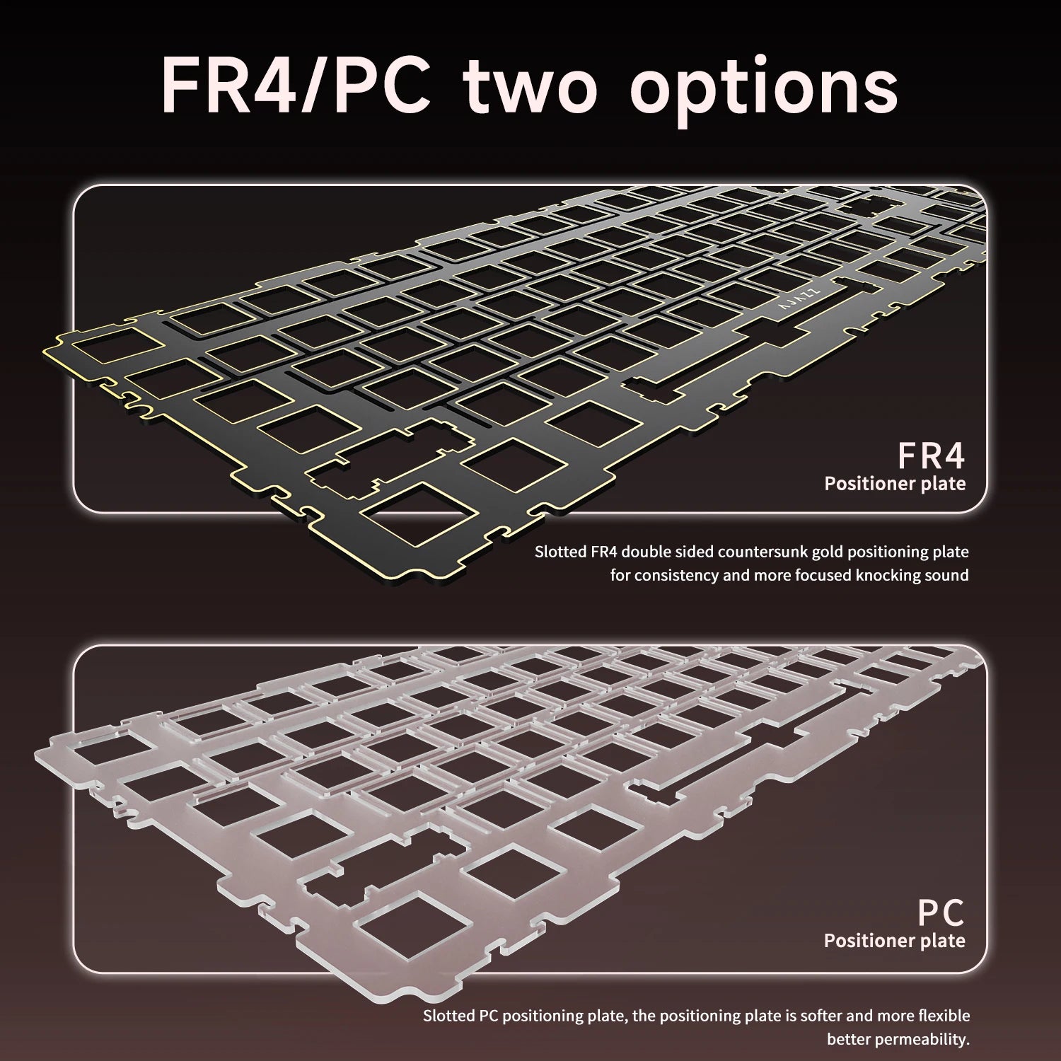 AJAZZ AK820 Max Tri-Mode Mechanical Gaming Keyboard - Orange