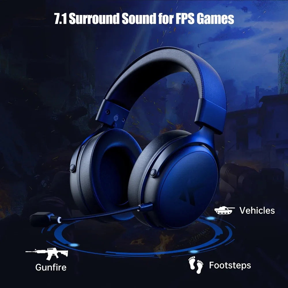 MCHOSE V9 Pro Tri-Mode Gaming Headset with Microphone image 6