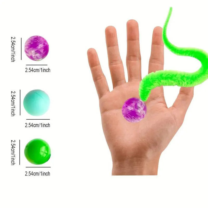 Interactive Colorful Bouncing Ball Cat Toy image 3