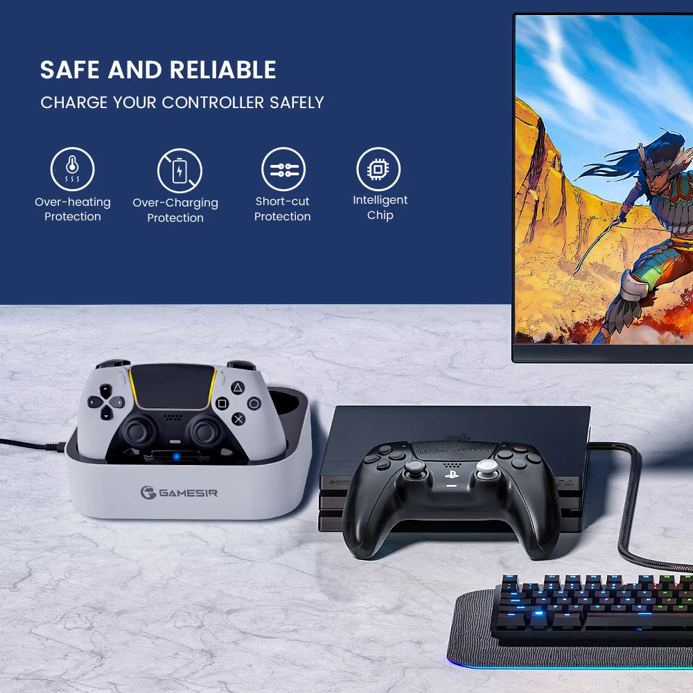 GameSir Dual PS5 Controller Charging Dock image 6
