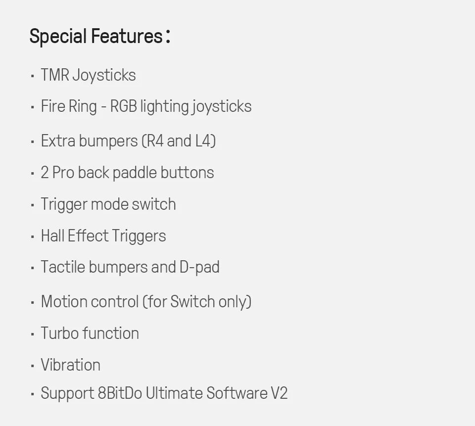 8BitDo Ultimate 2 TMR Controller for Switch & PC image 27