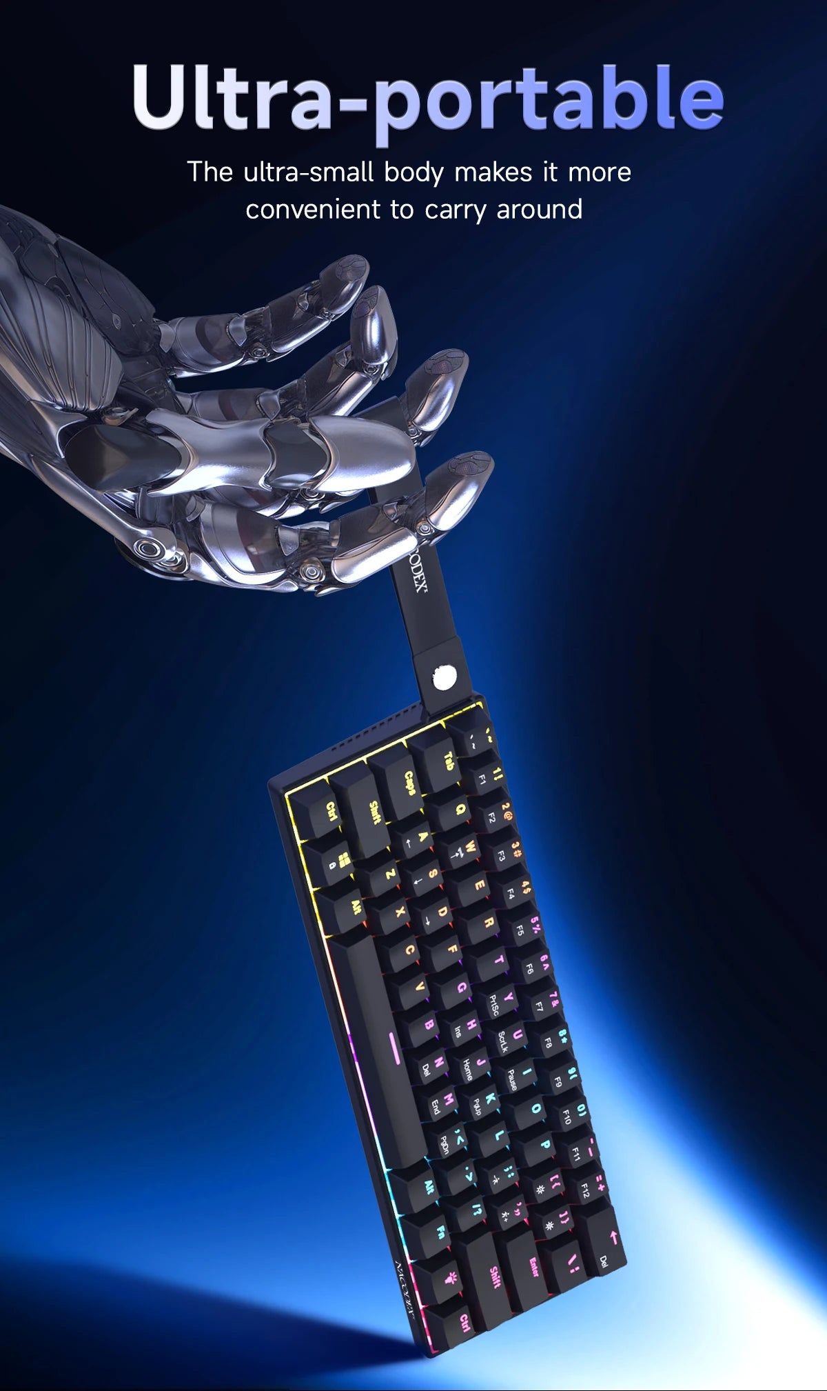 AJAZZ NK61 60% RGB Wired Mechanical Gaming Keyboard image 18