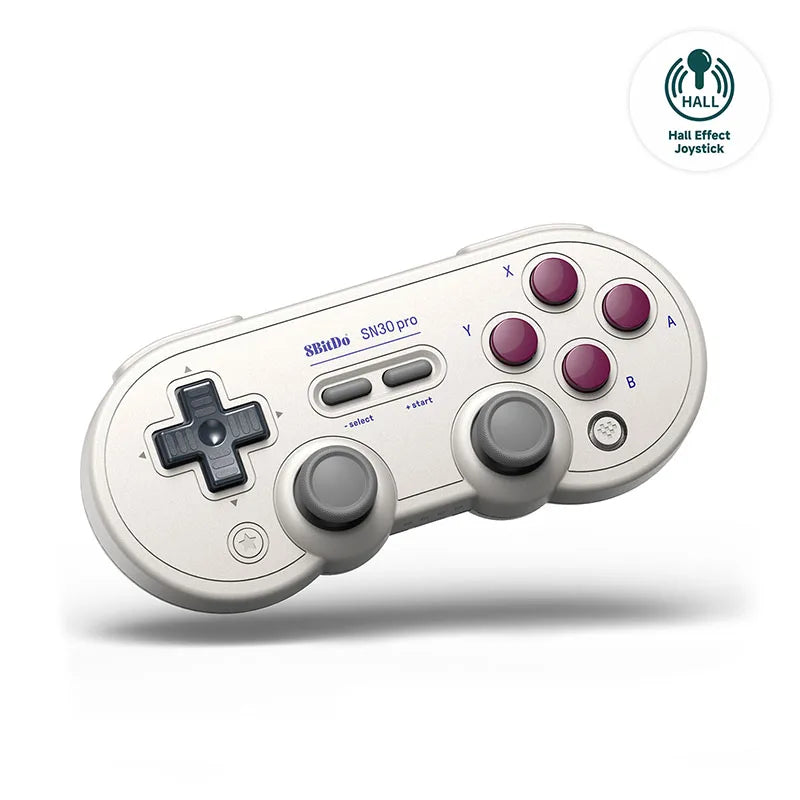 8BitDo SN30 Pro Bluetooth Hall Effect Gamepad - Gray