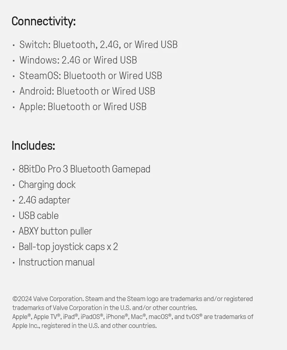 8BitDo Pro 3 Wireless Controller for Switch & Windows image 28