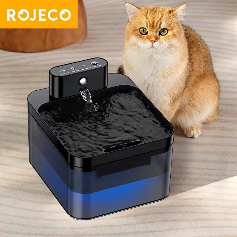 ROJECO Wireless Automatic Cat Water Fountain - Wireless