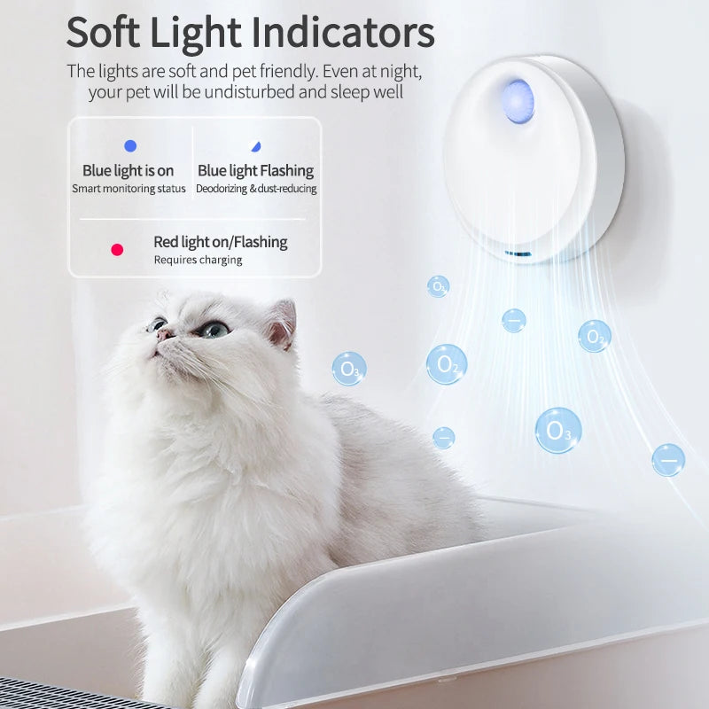 ROJECO Smart Cat Litter Box Odor Purifier image 5