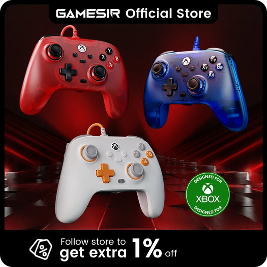 GameSir T7 Wired Xbox Controller - White