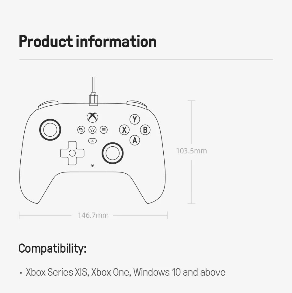 8BitDo Ultimate C Wired Xbox Controller with RGB image 18