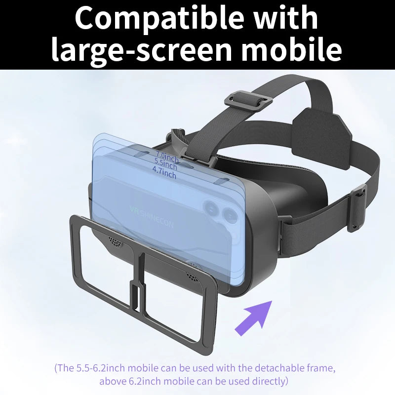 VR Virtual Reality Headset for Smartphones 3D image 6