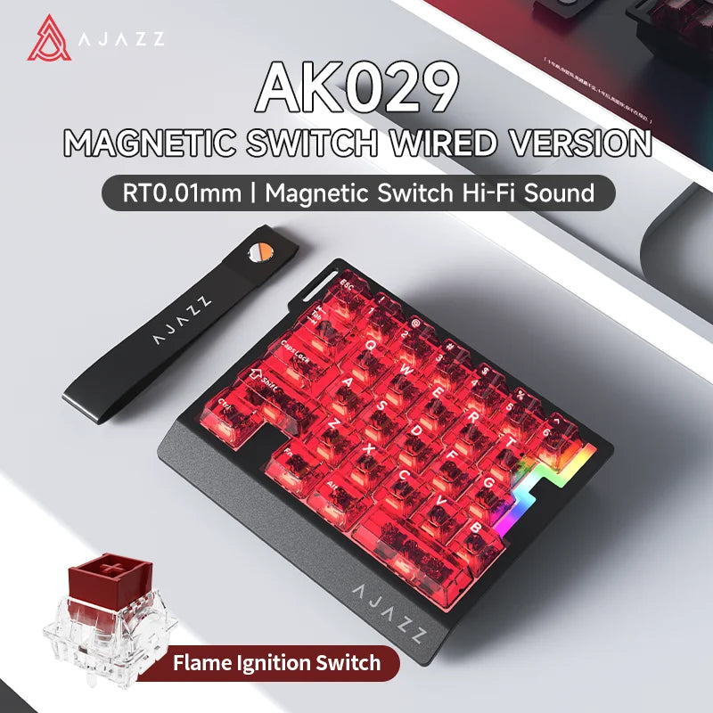 AJAZZ AK029 One-Handed Magnetic Gaming Keyboard image 13