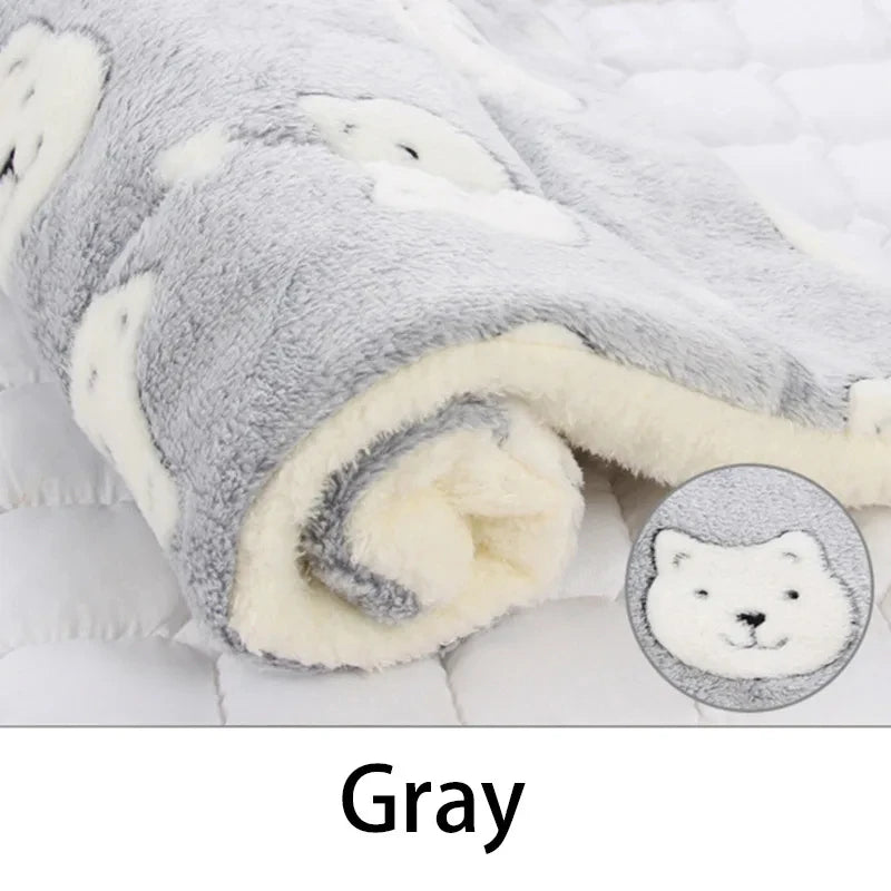 Flannel Pet Sleeping Mat Dog Bed Cat Litter Puppy Bed Dog Sofa image 8