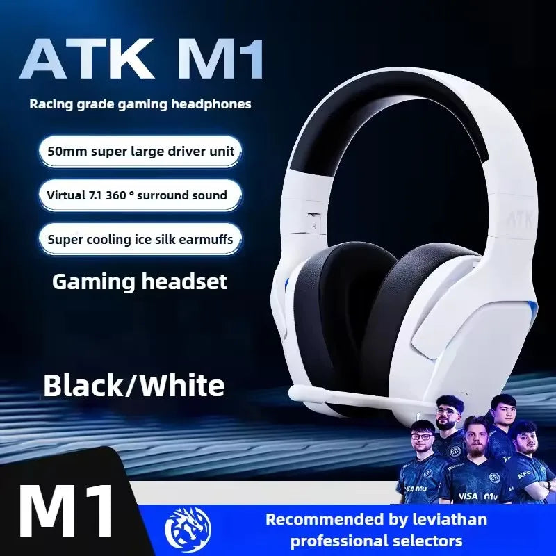 ATK M1 Tri-Mode Wireless Gaming Headset for PS5 & PC - Orange