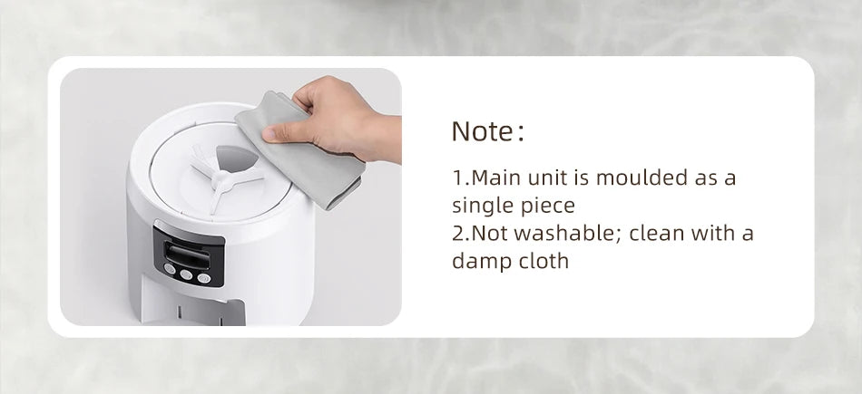 ROJECO Automatic Cat Feeder With 1080P HD Camera Video Smart Cat