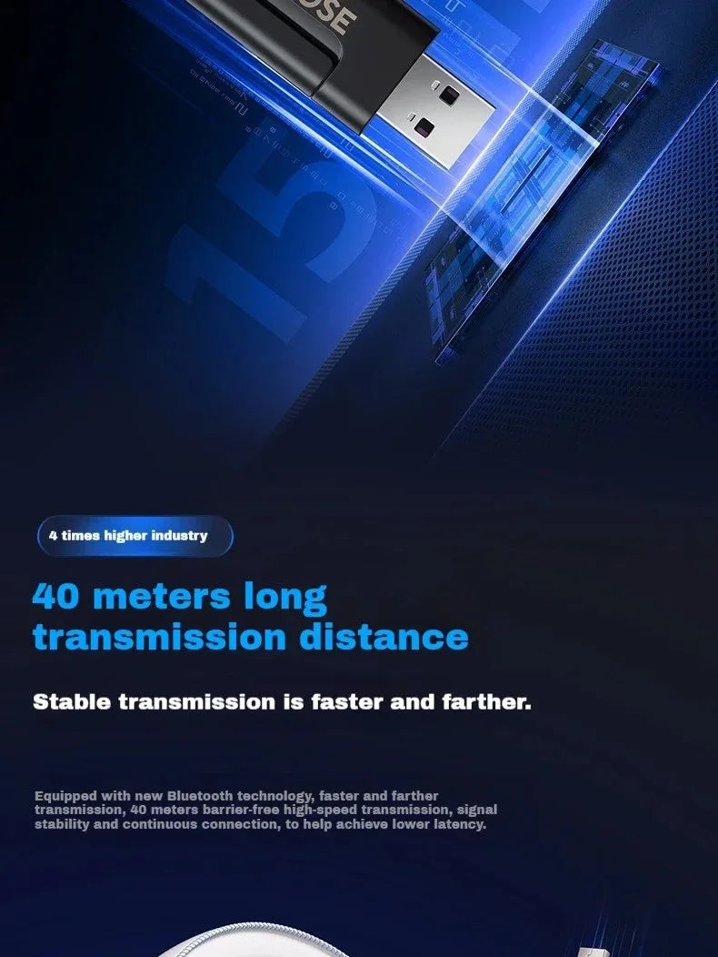 MCHOSE V9 Pro Wireless Gaming Headphones image 21