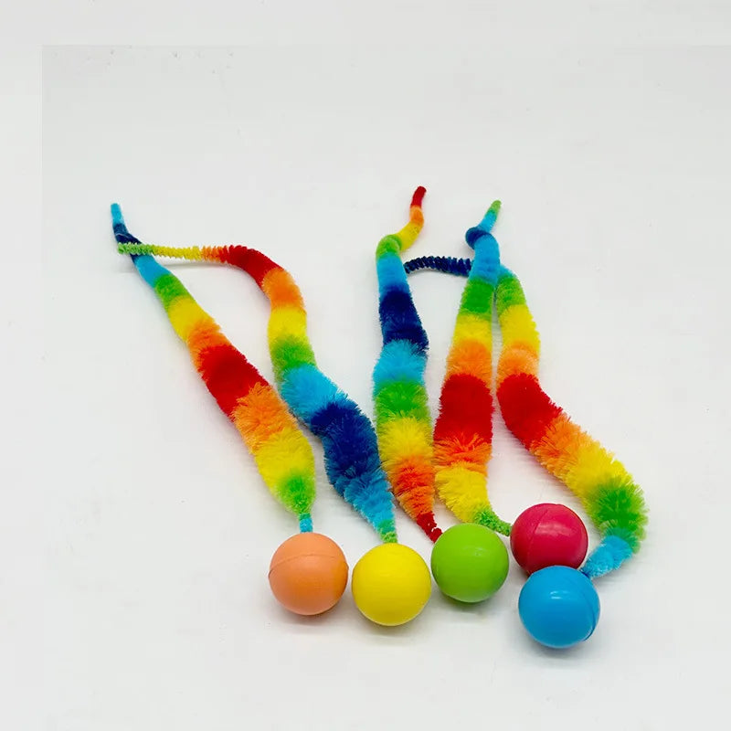 Interactive Colorful Bouncing Ball Cat Toy image 11