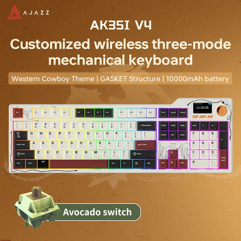 AJAZZ AK35I V3 Max Tri-Mode Wireless Gaming Keyboard image 13