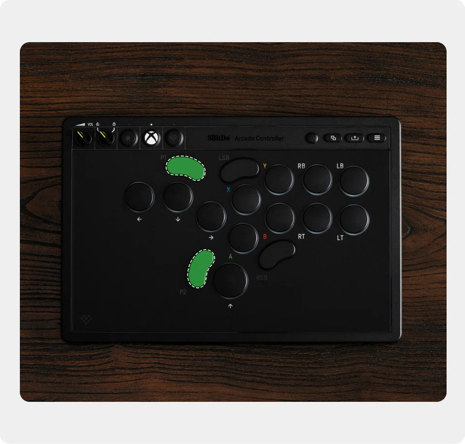 8BitDo All-Button Wireless Arcade Controller for Xbox Series X|S image 11