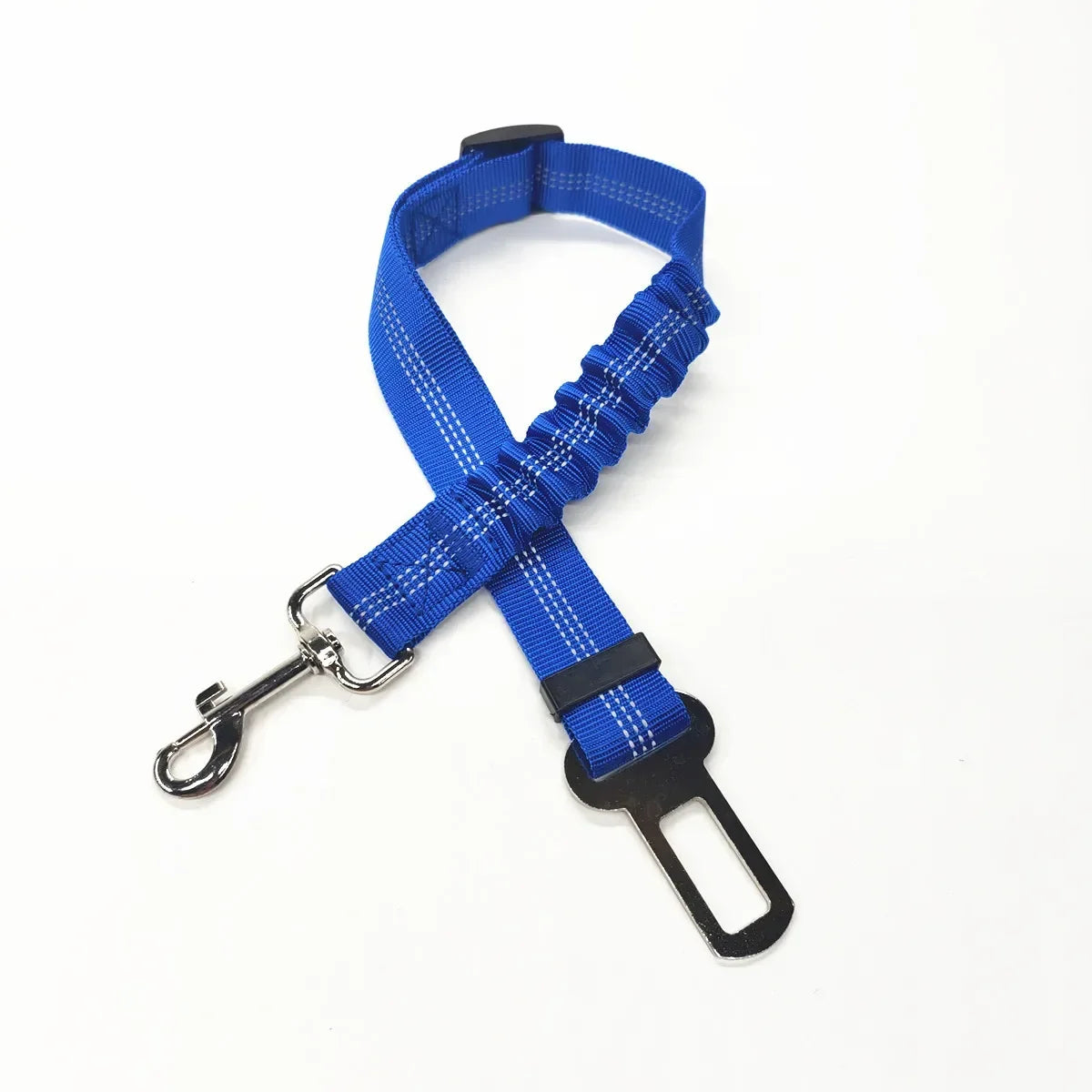 Adjustable Pet Car Seat Belt Safety Clip - Blue
