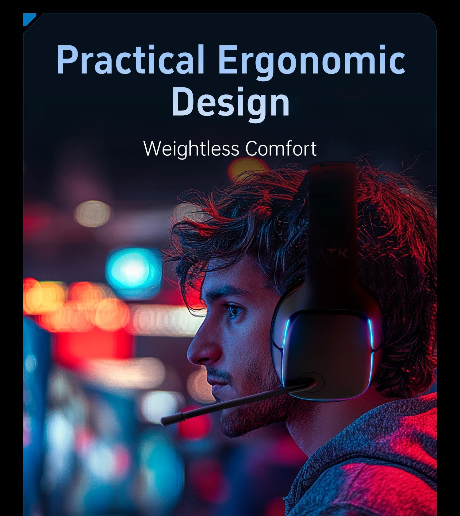 ATK M1 Tri-Mode Wireless Gaming Headset for PS5 & PC image 10