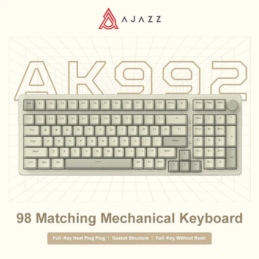 AJAZZ AK992 Wired Mechanical Keyboard 98-Key Full Layout - Blue