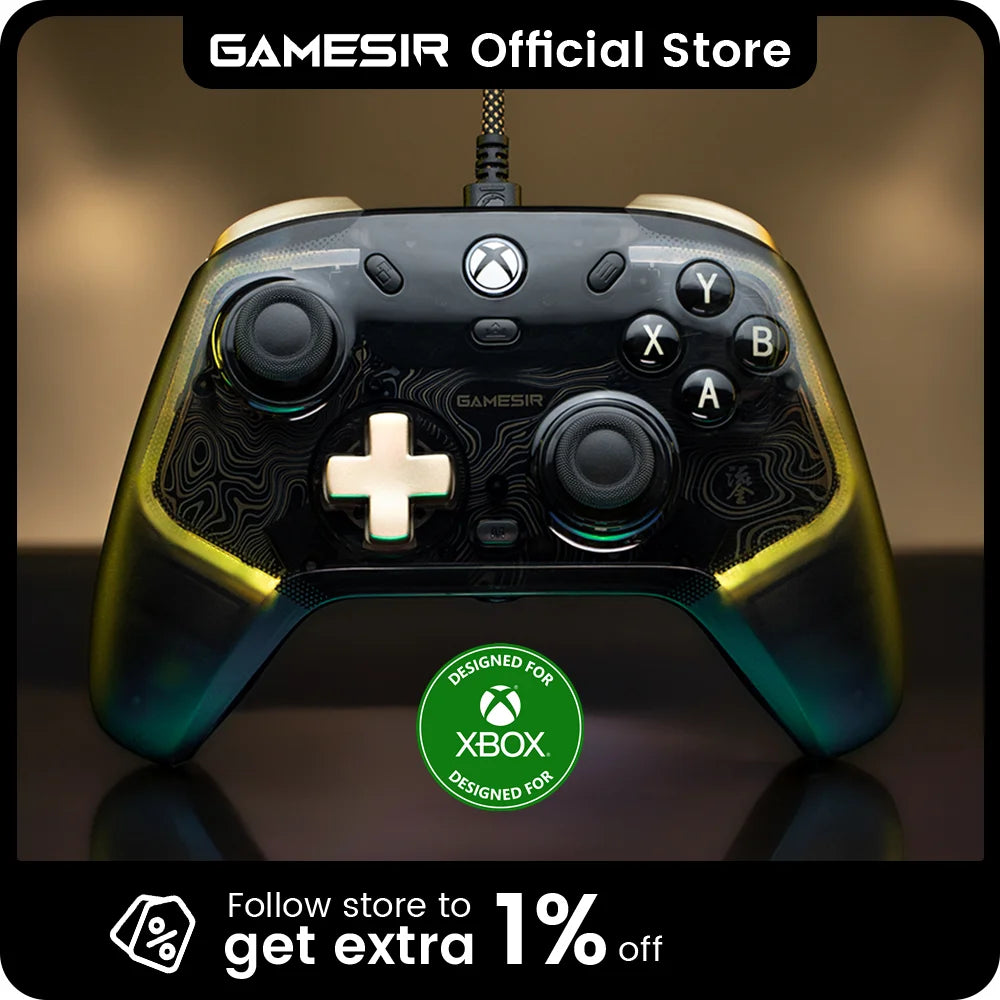 GameSir Kaleid Flux Wired Xbox Controller - Kaleid