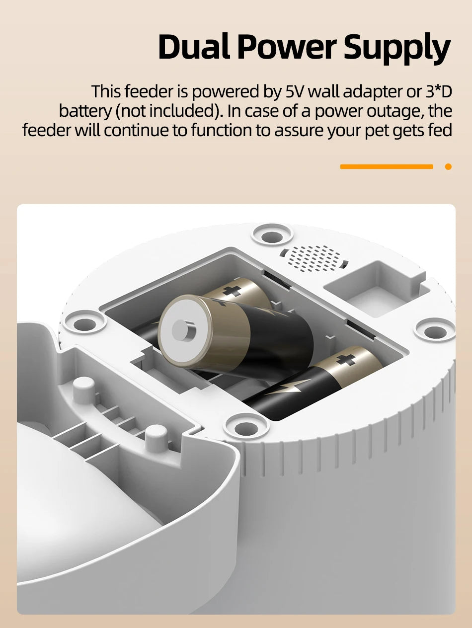ROJECO Automatic Cat Feeder with Camera image 18
