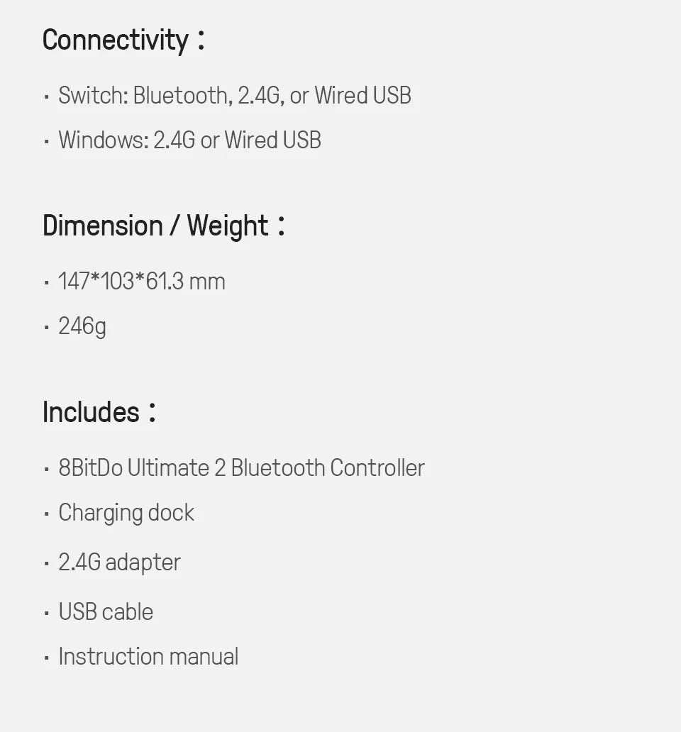 8BitDo Ultimate 2 TMR Controller for Switch & PC image 28