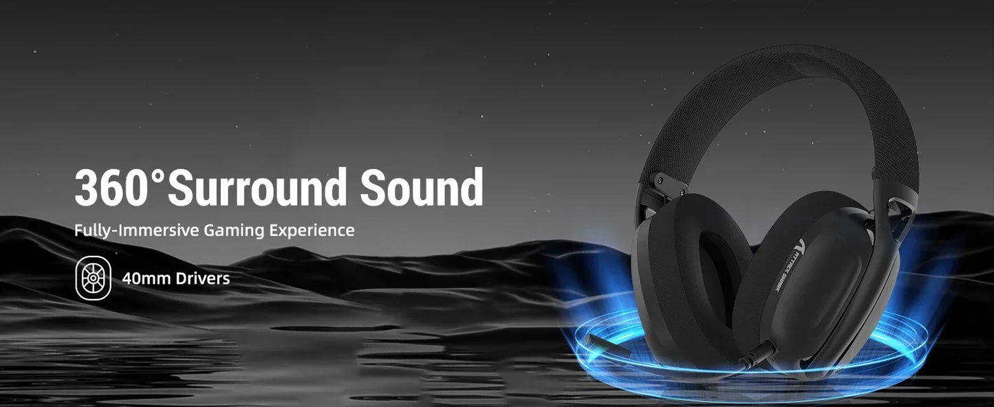 Attack Shark L80 Pro Wireless Gaming Headset (2.4G/BT/Wired) image 7