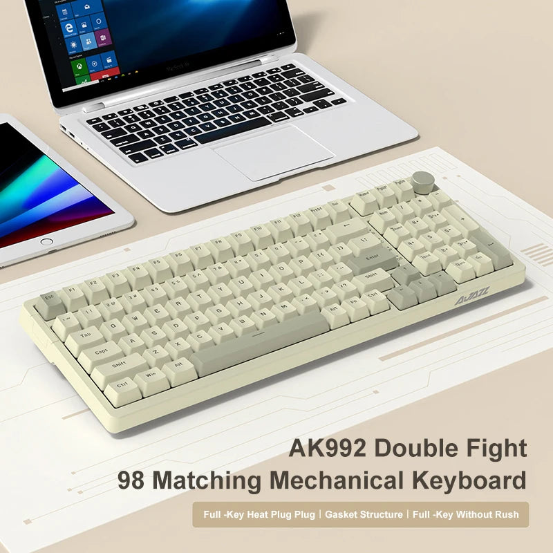 AJAZZ AK992 Wired Mechanical Keyboard 98-Key Full Layout image 2
