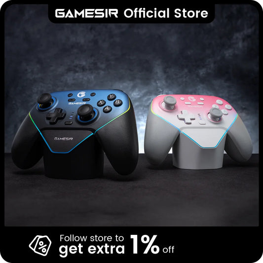 GameSir Super Nova Wireless Switch Controller with Dock - Pink