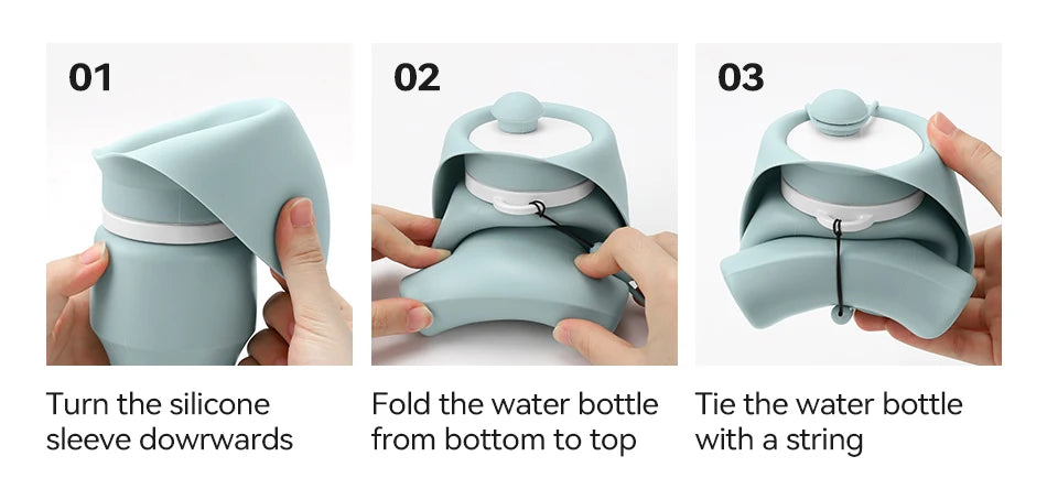 ROJECO Leakproof Pet Water Bottle for Outdoor Walking image 11