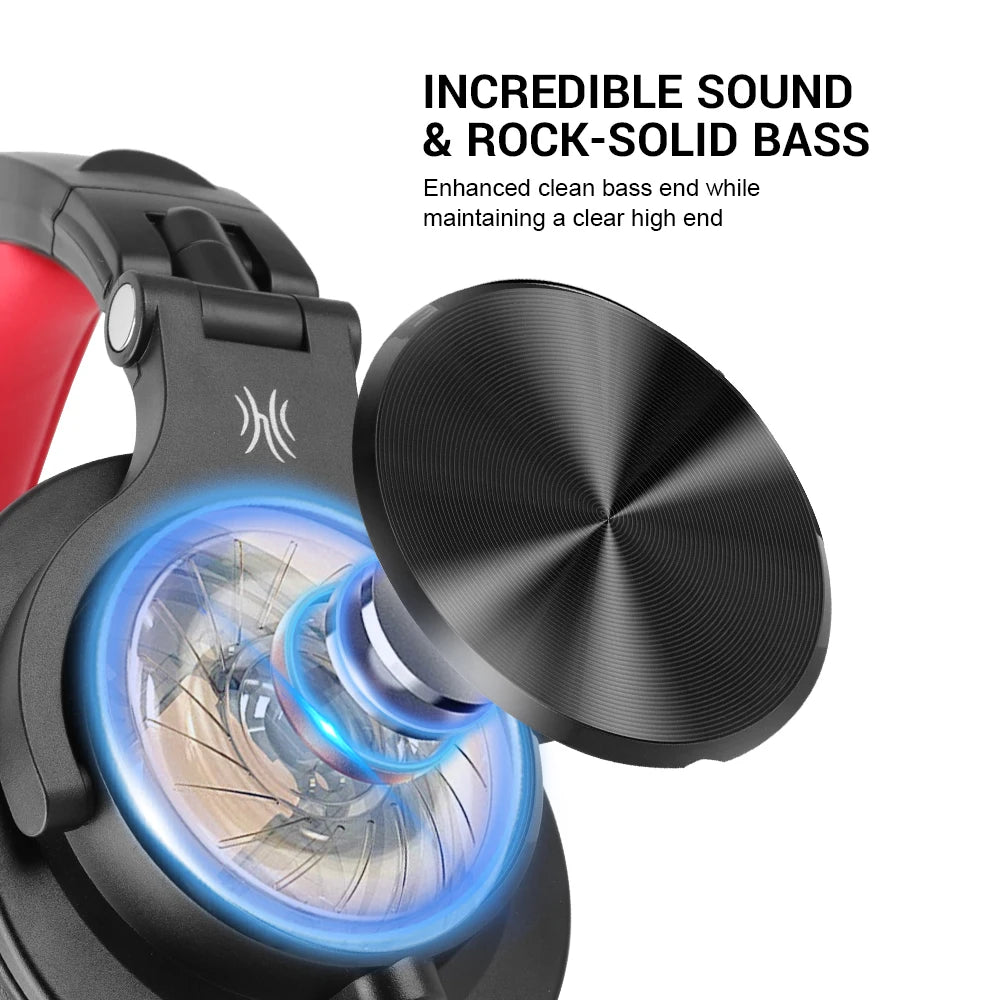 OneOdio Wired Over-Ear Studio Headphones with Mic image 8
