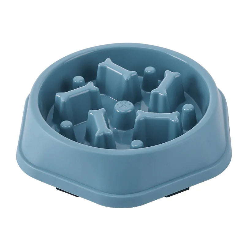 Slow Feed Anti-Choking Pet Bowl for Cats & Dogs - Picture Color 17