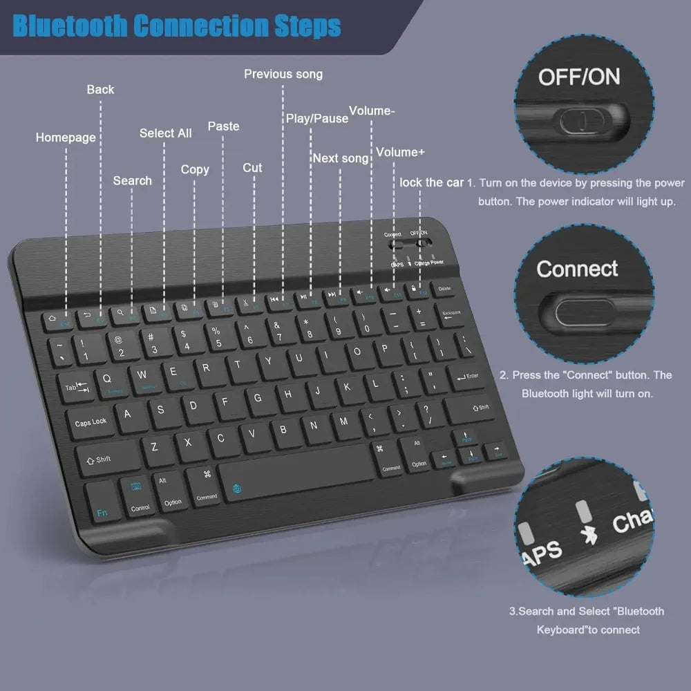 Bluetooth Keyboard for iPad & iPad Pro image 6