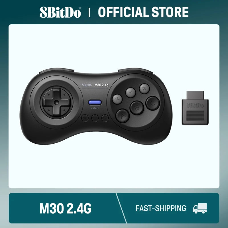 8BitDo M30 2.4G Wireless Gamepad for Sega Genesis - Default Title