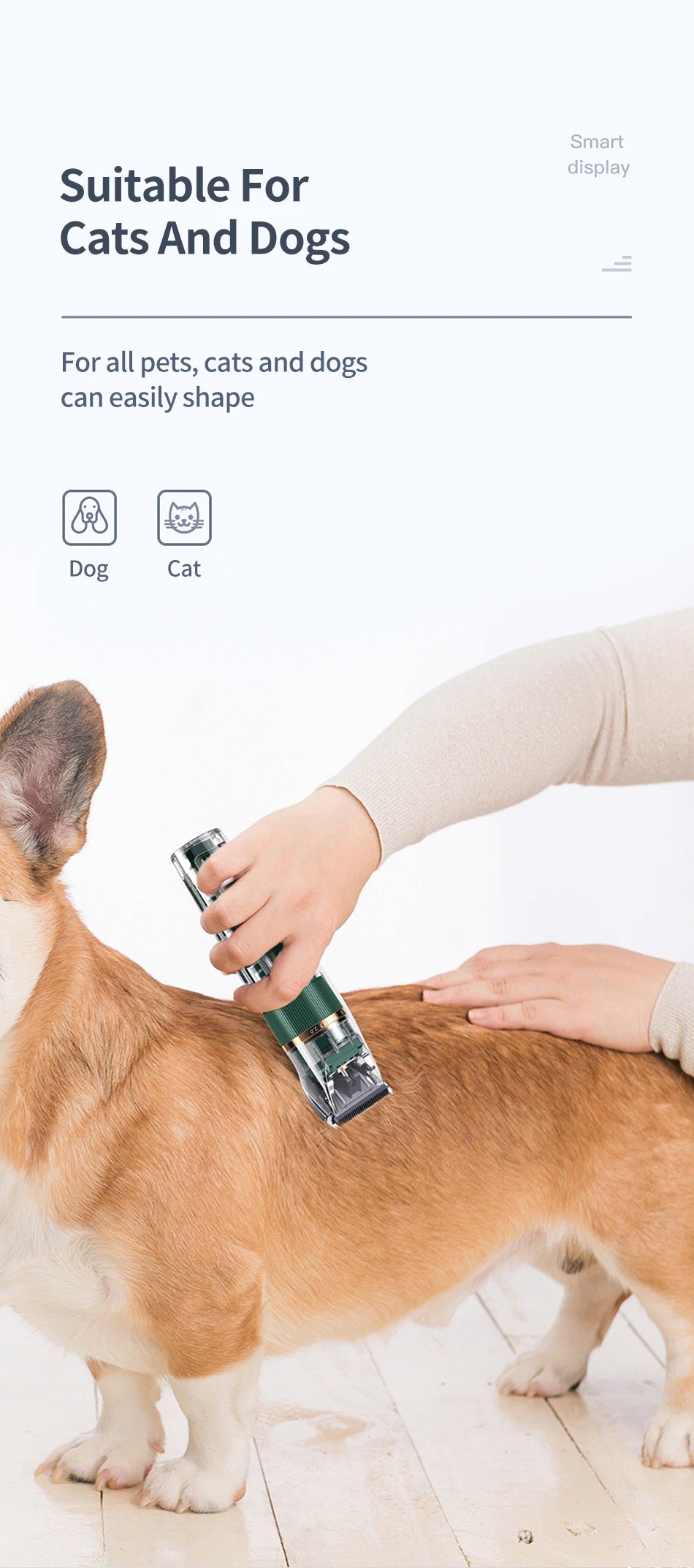 ROJECO Rechargeable Pet Hair Clipper for Dogs image 9