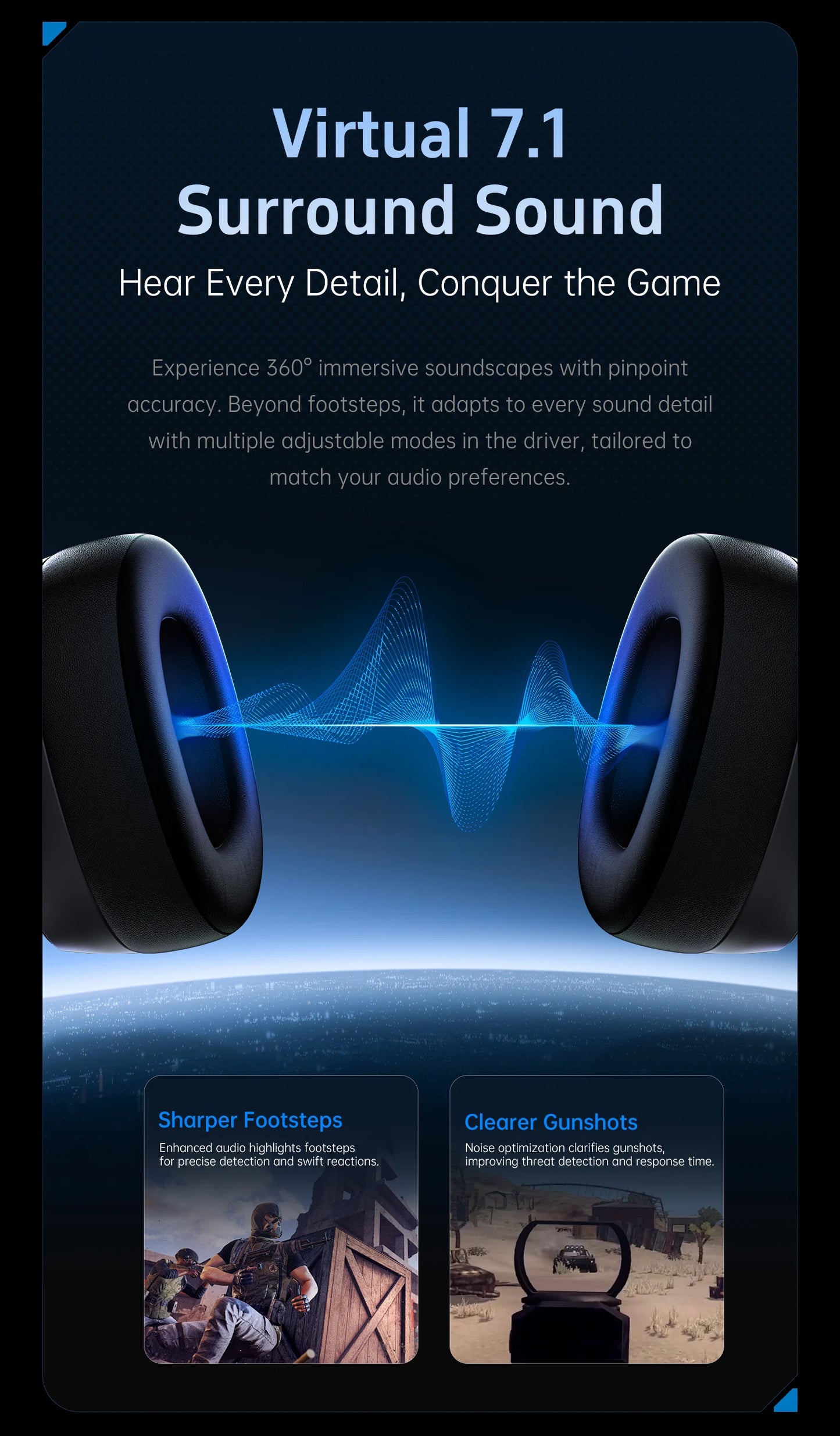 ATK M1 Tri-Mode Wireless Gaming Headset for PS5 & PC image 12