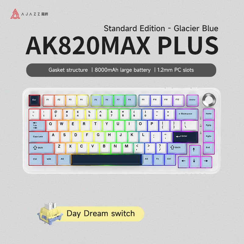AJAZZ AK820 Max Tri-Mode Mechanical Gaming Keyboard image 19