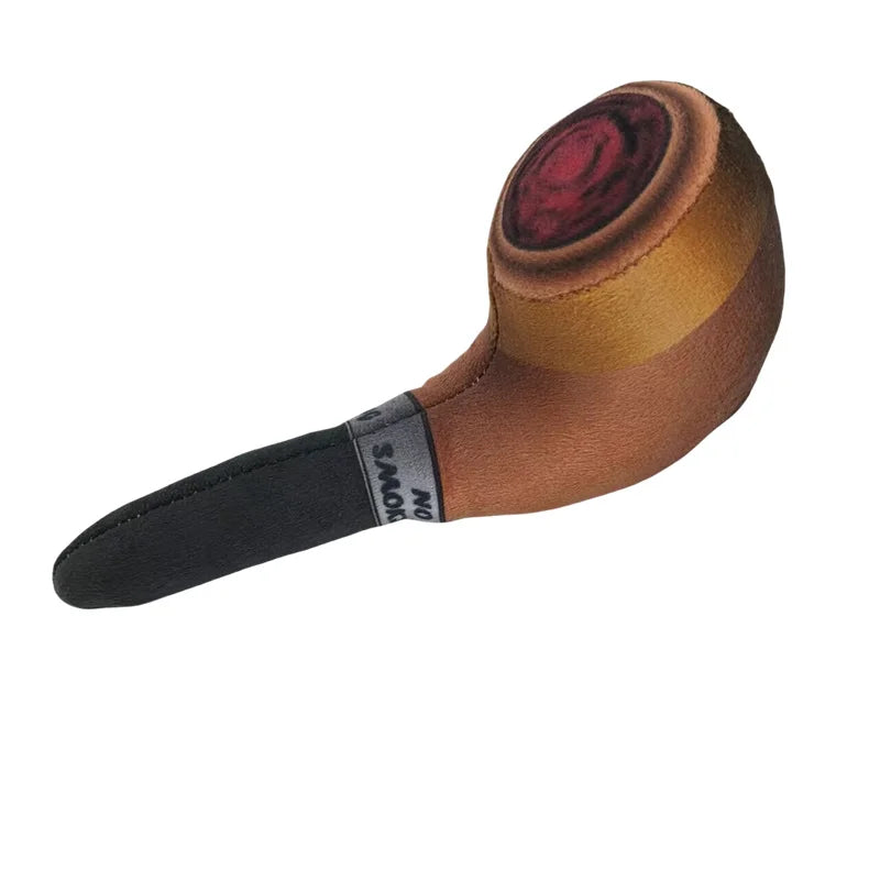 Plush Pipe-Shaped Dog Toy with Squeaker image 15