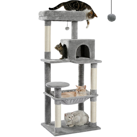 5-Level Cat Tree Tower for Large Indoor Cats