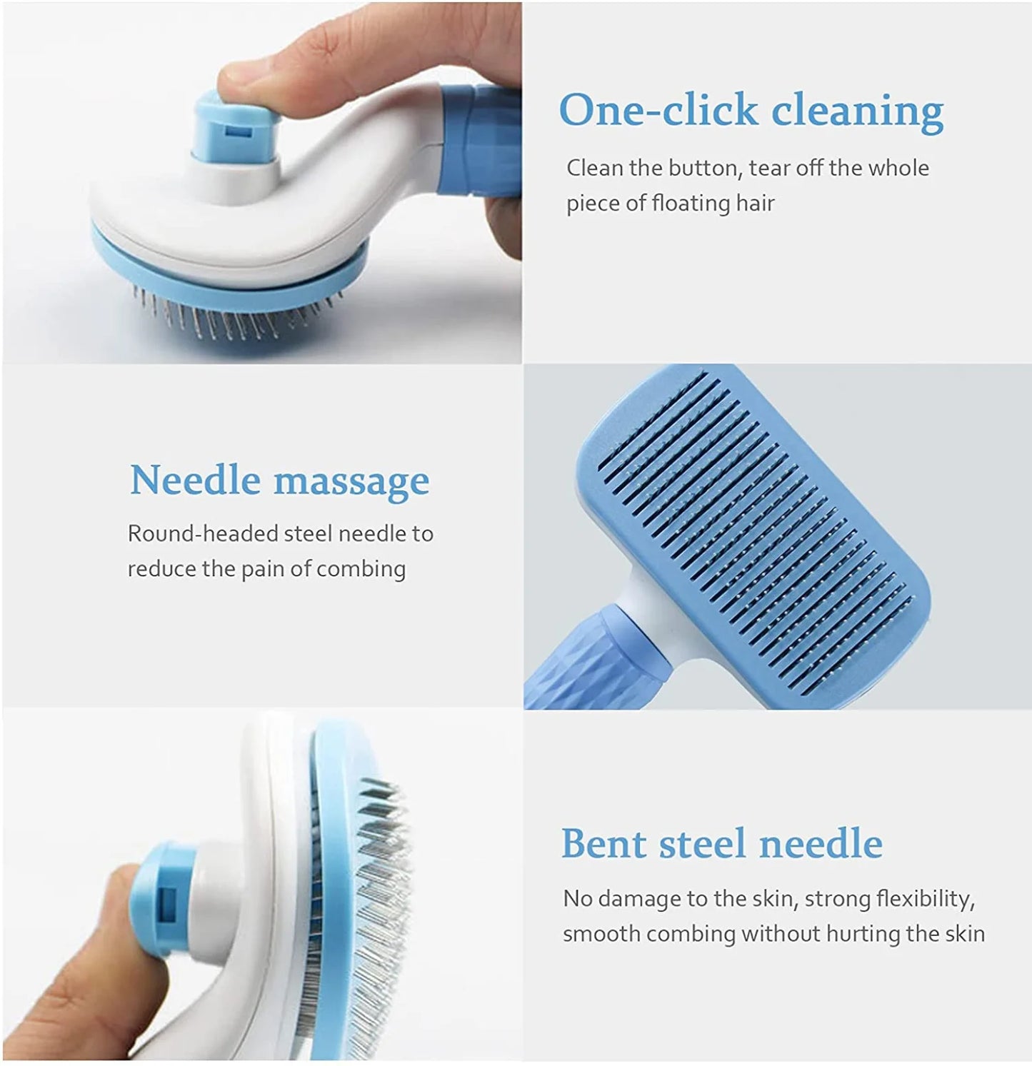 Dog & Cat Hair Remover Grooming Brush Comb