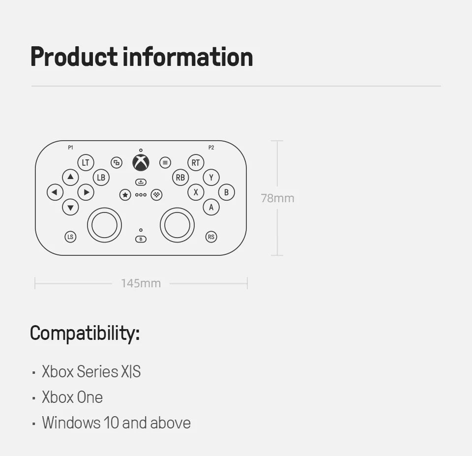 8BitDo Lite SE 2.4G Wireless Controller for Xbox Series X|S image 20