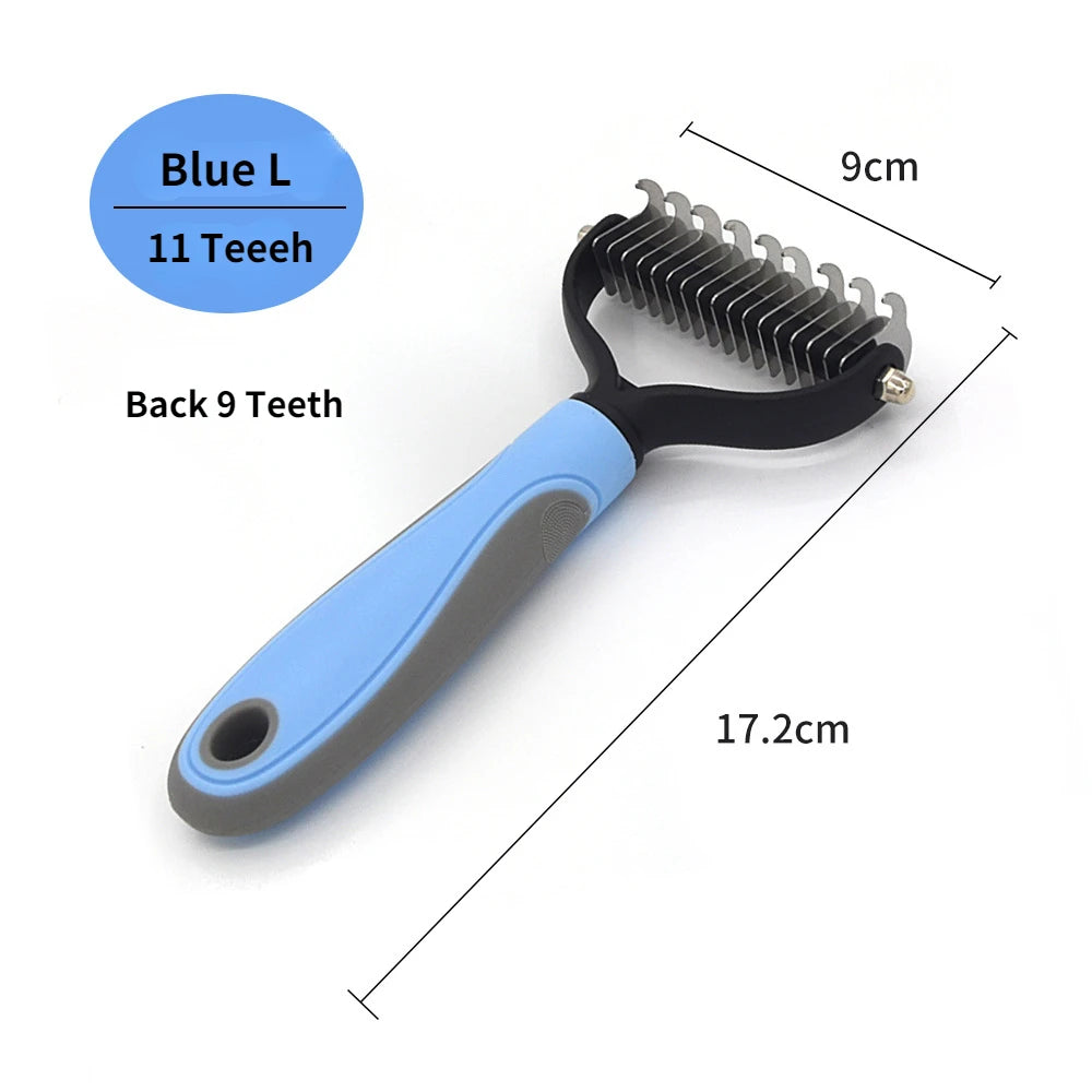 Professional Pet Deshedding Brush for Dogs & Cats image 19