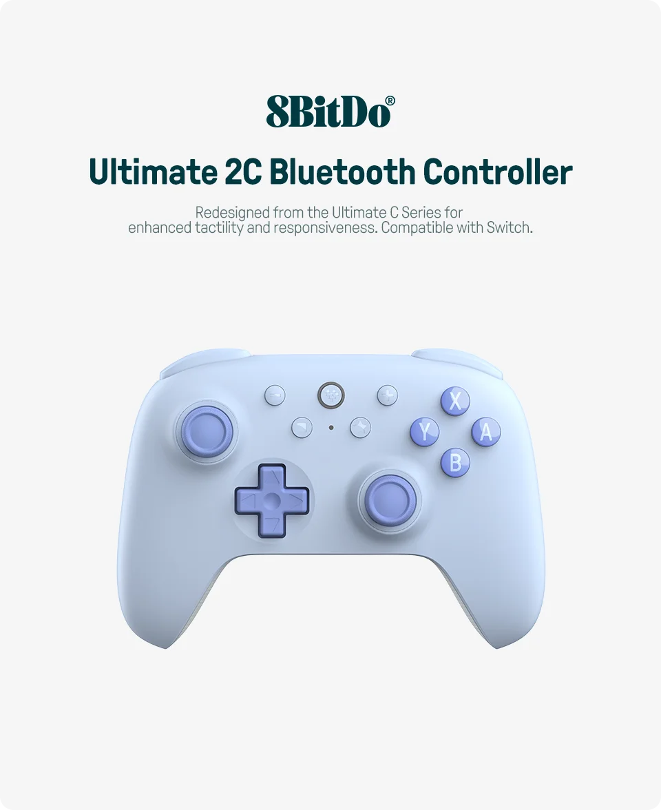 8BitDo - Ultimate 2C Wireless Hall Effect Joysticks Bluetooth