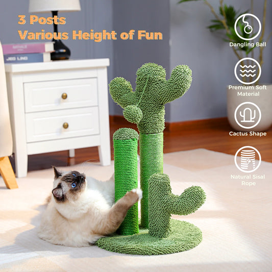 Cactus Cat Scratching Post for Indoor Cats